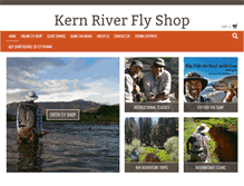 Tablet Screenshot of kernriverflyshop.com